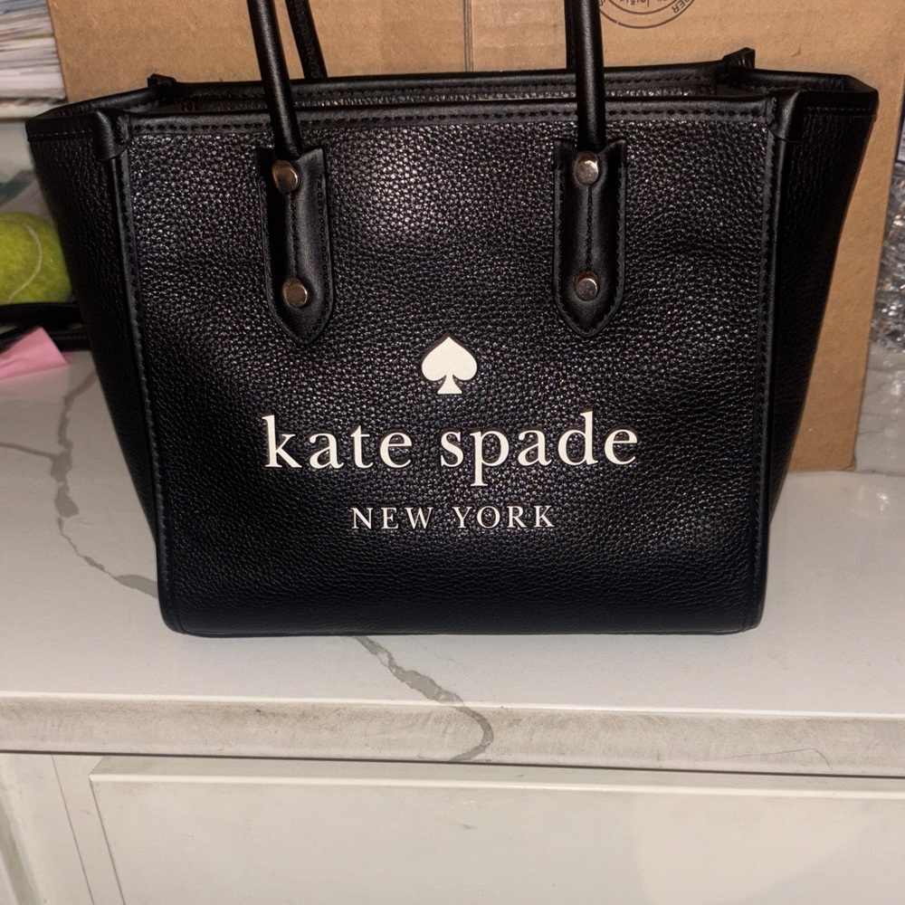 Kate Spade Black Leather Tote
